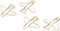Zerodis Airplane Shaped Paper Clips, 100Pcs Mini Cute Paperclips Portable Electroplated Metal Office Clips for Document Sorting and Organizing Off...