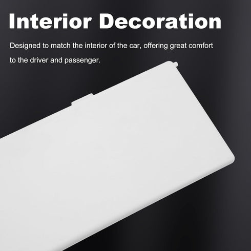 Car Sun Visor Mirror Cover, Heat Resistant Visor Mirror Cover Beige, Sturdy Sun Shade Mirror Shell Vanity Mirror Frame, Replacement for RANGE ROVE...