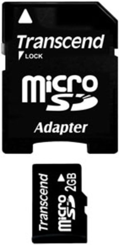 Transcend 2 GB microSD Flash Memory Card TS2GUSD...