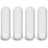 PTFE Magnetic Stirrer Mixer Stir Bar, White Color, Stir Rod Magnetic, Laboratory Bar, Stir Plate Bar, Stir Plate Magnet Stick (4 Pieces, 35 mm/ 1....