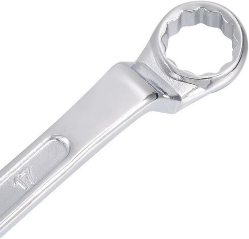 uxcell 14mm x 17mm Metric 12 Point Offset Double Box End Wrench Chrome Plated, Cr-V Steel...