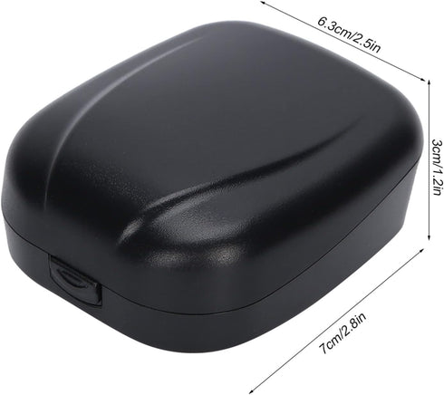 Case, Portable Protective Case Waterproof Portable Drop Resistance Storage Box Container Hard Case for Ear Plug (Black)......