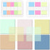 BAYTORY Transparent Sticky Notes, 3 x 3 inch Clear Waterproof See Through Memo Pad, Self-Adhesive Translucent Writable Index Tabs for Annotating B...