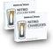 GrowlerWerks Nitro N2O Chargers, 10-Pack, Silver...