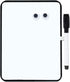 Magnetic Dry Erase Board for School Locker, 6" x 8", Black Framed with Marker and 2 Magnets - Small Whiteboard for Classroom, Home, Office, Travel...