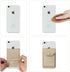 Card Holder for Back of Phone Adhesive Cell Phone Leather Wallet Stick On Card Holder Credit Card Holder Pocket for Men Women RFID Blocking Covers...