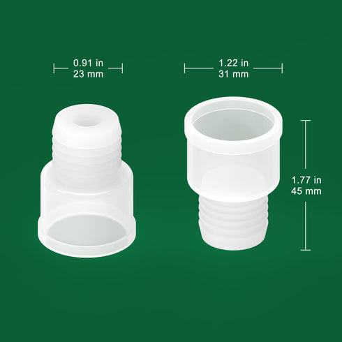 Silicone Lab Stopper, 24# Leak-Proof Lab Stopper for Labware with 24/40 Outer Joint, Versatile Laboratory Supplies, 10pcs in Total...