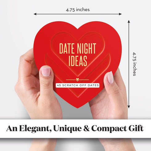 45 Scratch Off Date Night Ideas - Fun and Romantic Couples Gifts - Card Game for Girlfriend, Boyfriend, Wife, Husband, Women or Men - Special Anni...