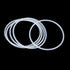 X AUTOHAUX Silicone O-Rings, 48.6mm OD 45mm ID 1.8mm Width VMQ Seal Gasket for Compressor Valves Pipe Repair, White, Pack of 20...