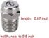 Tool Daily Pressure Washer Nozzle Tips, Replacement for Surface Cleaner, Water Broom and Undercarriage Cleaner, 4000 PSI, 1/4 Inch Male NPT, 25 De...