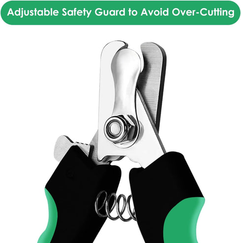 Candure Dog Nail Clippers Professional Pet Nail Clipper Suitable for Cats, Rabbits and Guinea Pigs - Safety Lock/Protective Guard to Avoid Over Cu...