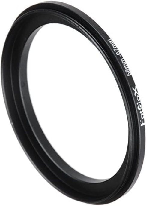 Fotodiox 58mm - 67mm, 58-67mm Macro Close-up Reverse Ring, Anodized Black Metal Ring, for Nikon, Canon, Sony, Olympus, Pentax, Panasonic, Samsung ...