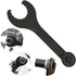 Bicycle Wrench Bottom Bracket Spanner Carbon Steel Install Removal Spanner Wrench Black Bicycle Axle Wrench Tool for Shimano Hollowtech 2?22CM Len...