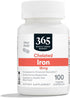 365 by Whole Foods Market, Iron Chelated 18Mg, 100 Veg Capsules...