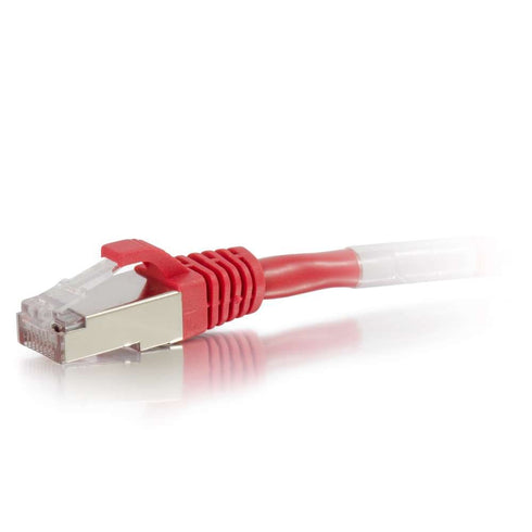 C2G Legrand Cat6 Ethernet Cable, Snagless Shielded Cat6a Patch Cable, Red Network Patch Cable, 3 Foot Snagless STP Ethernet Cable, 1 Count, C2G 00...