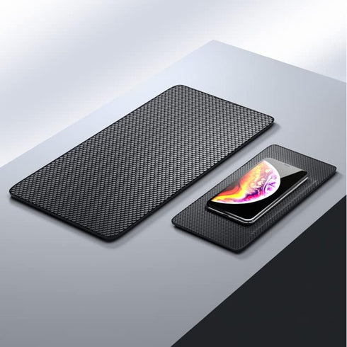 2 Pack Car Dashboard Anti-Slip Rubber Pad Grip Mat Magic Sticky Gripping Mat Non-Slip Nano PU Gel Grip Heavy Duty Storage Mounting Pads for Sungla...