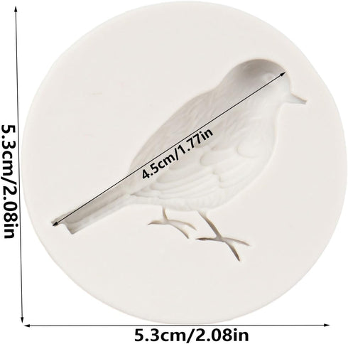 Bird Silicone Molds Birds Fondant Chocolate Mold For Cake Decoration Cupcake Topper Candy Polymer Clay Gum Paste...