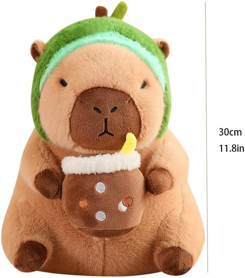 Kids' Plush Toy Pillows Capybar Plush Toy Soft Capybar Plushie Pillow Capybar Stuffed Animal Plush Toy 11.8in (Color : Green)...