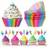 600PCS/Set Muffin Cupcake Paper Cups Cake Forms Cupcake Liner Baking Muffin Box Cup Case Party Tray Cake Mold Decorating Tools...