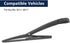 X AUTOHAUX Car Rear Windshield Wiper Blade Arm Set for Kia Rio 2011-2017 11 Inch 280mm...