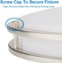 Screw Caps for Light Fixture M4, Lamp Finals Decorative Hardware, Ceiling Light Screw Cap Cover, Lamp Shade Holder Replacement Parts, Lamp Knob Nu...