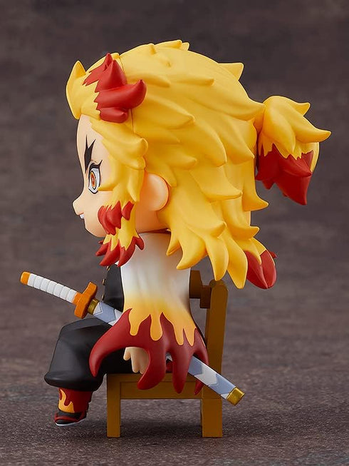 Good Smile Demon Slayer: Kimetsu no Yaiba: Kyojuro Rengoku Nendoroid Swacchao! Action Figure, Multicolor...
