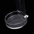 Shrimp Feeding Tube and Dish, Acrylic Transparent Aquarium Feeder Shrimp Feeder Tube Tray with Suction Cups Tube Feeding Dish Tray for Fish Tank A...