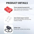 8 Pcs 6-10 Gauge Anderson Connector Plug 50A 12-36V Battery Quick Connector Red Battery Quick Disconnect Wire Harness Plug Kit for Winch Car Auto ...