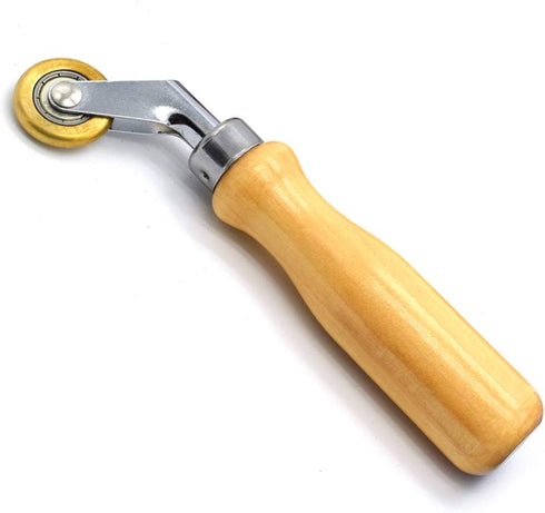 PVC/TPO/EPDM Single Ply Roofing Brass Penny Roller and Vinyl Flooring Corner Detail Seam Roller (6mm x 30mm)...