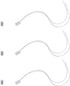 Haidong Recessed Door Window Magnetic Switch White Recessed Wired Door Window Sensor Magnetic Switch for Home Security Alarm System-3PCS...