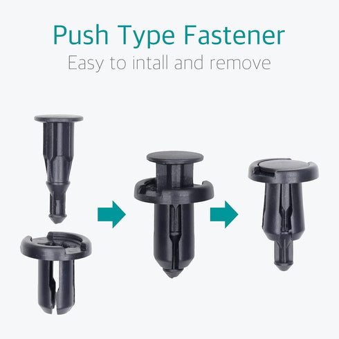 Lantee 10mm Fender Push in Retainer Fastener Clips for Honda 91503-SZ5-003, Pack of 20...