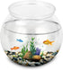Mini Fish,Classic Drum Fish Bowl Transparent Plastic Round Bowl Aquarium 360° View of Aquarium Centerpiece or Terrarium(Mini)...