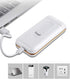 Cigarette Case with Lighter Cigarettes Box Portable 20pcs 100s Slim Cigarettes USB Lighters 2 in 1 Rechargeable Flameless Windproof Electric Light...