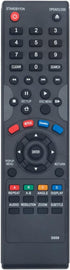 D058 Replacement Remote Control Supports for Dynex Blu-ray Disc DVD Player DX-WBRDVD1 DXWBRDVD1CA DX-WBRDVD1-CA DXWBRDVD1 Blu Ray Bluray DVDs...