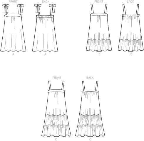 McCall's Misses' Sundress Sewing Pattern Kit, Code M8213, Sizes XS-S-M, Multicolor...