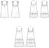 McCall's Misses' Sundress Sewing Pattern Kit, Code M8213, Sizes XS-S-M, Multicolor...