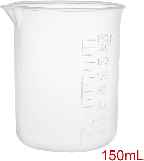 uxcell 5pcs Measuring Cup Labs PP Graduated Beakers 150ml...