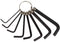 8 pcs Hexagon Key Wrench Set with Keychain Allen Wrench Bike Repair Tool, L Shape, Wrench Size: 1.5mm, 2mm, 2.5mm, 3mm, 3.5mm, 4mm, 5mm, 6mm (Blac...