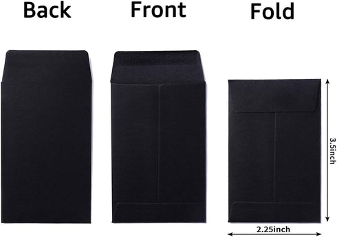 100 Pack Small Coin Envelopes Self-Adhesive Kraft Paper Seed Envelopes Mini Parts Small Items Stamps Storage Packets Envelopes for Garden, Office ...