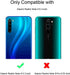 Avesfer for Xiaomi Redmi Note 8 Case with Screen Protector Tempered Glass Ring Holder 360 Degree Rotation Kickstand Shock Absorbing TPU Phone Cove...