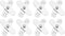 360 Degree Rotating Pivot Hinge (57 x 16mm) 8Sets, Stainless Steel Door Hinges - for Home Kitchen Gate Closet Cupboards...