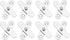 360 Degree Rotating Pivot Hinge (57 x 16mm) 8Sets, Stainless Steel Door Hinges - for Home Kitchen Gate Closet Cupboards...