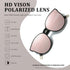 Polarized Oversized Sunglasses for Women Men Trendy Cateye Sun Glassses Retro Large Frame Shades Black...