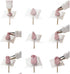 EORTA 1500 Pcs Flower Lifter Paper Cream Piping Paper Disposable Piping Flower Transfer Wax Paper Cake Frosting/Icing/Sugar Sheets for Cake Desser...