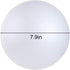 2PCS 7.9 Inch White Foam Balls Polystyrene Craft Balls Foam Balls for Art, Craft, Household, School Projects and Christmas Easter Party Decoration...