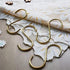 YANGQIHOME 6 Pieces, Brass S Shaped Hooks, Gold Coat Clothes Towel Hangers, Kitchen Pots Pans Coffee Cups Rack Hooks...