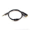 REXUS Black 3.5mm Y Splitter Stereo Audio Cable 4-Pole Male to 2 Female for Headphone, Headset Splitter Adapter Extension Aux Cable, Compatible Mo...