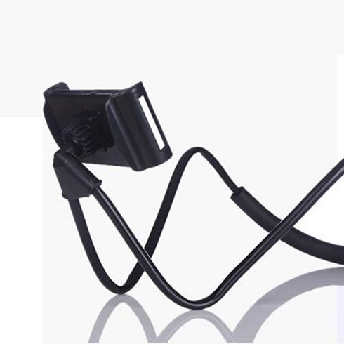 Flexible Cellphone Holder,Hanging on Neck Universal Mobile Phone Stand Lounger's Bracket For Mobile Phone Tablet PC Desktop(Pink)...