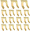 15 Pieces Brake Line Clips,Metal Brake Line Retainer,Brake Line Retaining Clip,U Shaped Brake Hose Clips Replacement,Brake Cable Clip Brake Hose L...