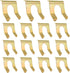 15 Pieces Brake Line Clips,Metal Brake Line Retainer,Brake Line Retaining Clip,U Shaped Brake Hose Clips Replacement,Brake Cable Clip Brake Hose L...